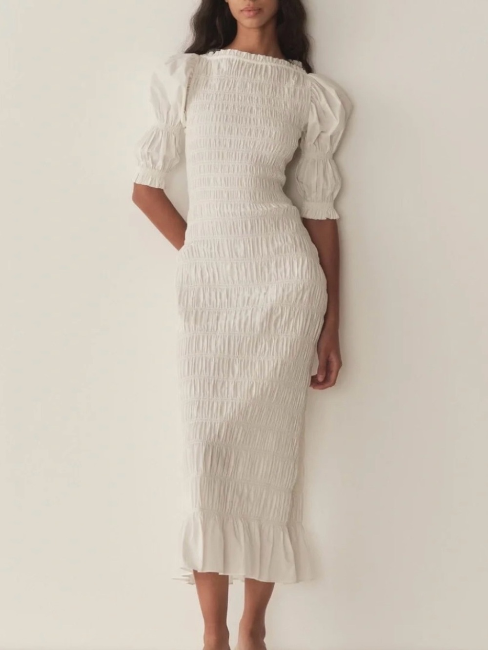 Doen Raquella Dress in Salt